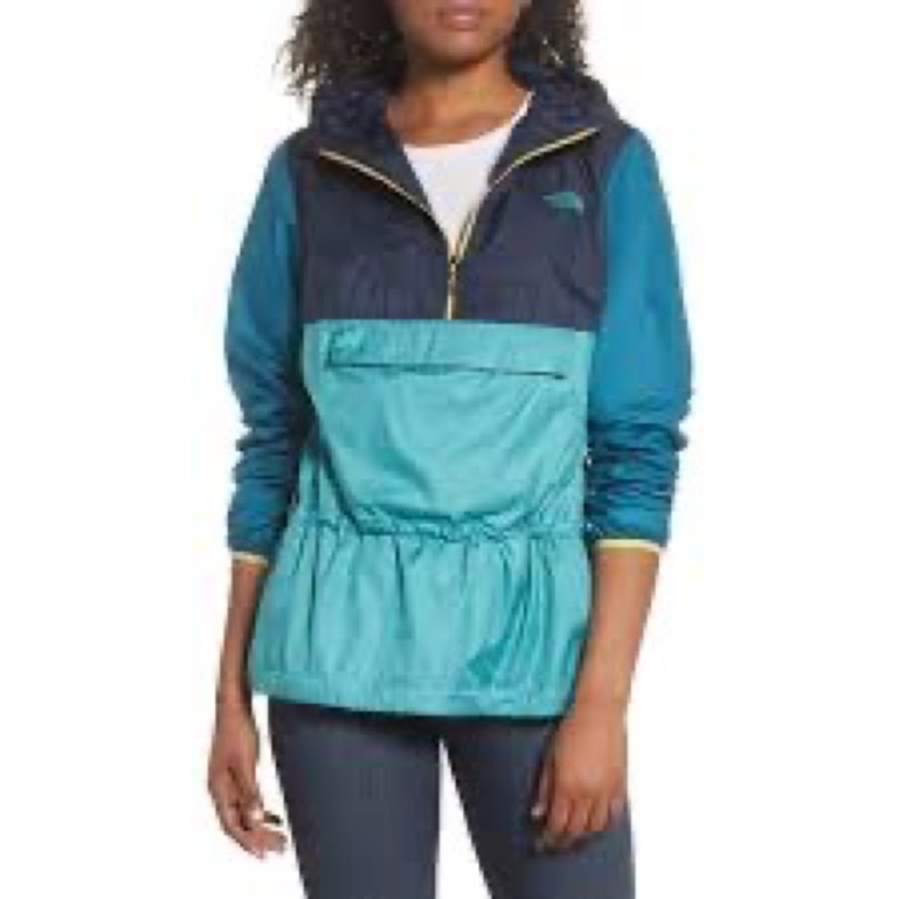 The North Face fanorak color-blocked pullover jacket